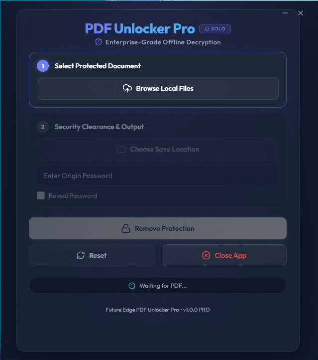 PDF Unlocker Pro screen 5